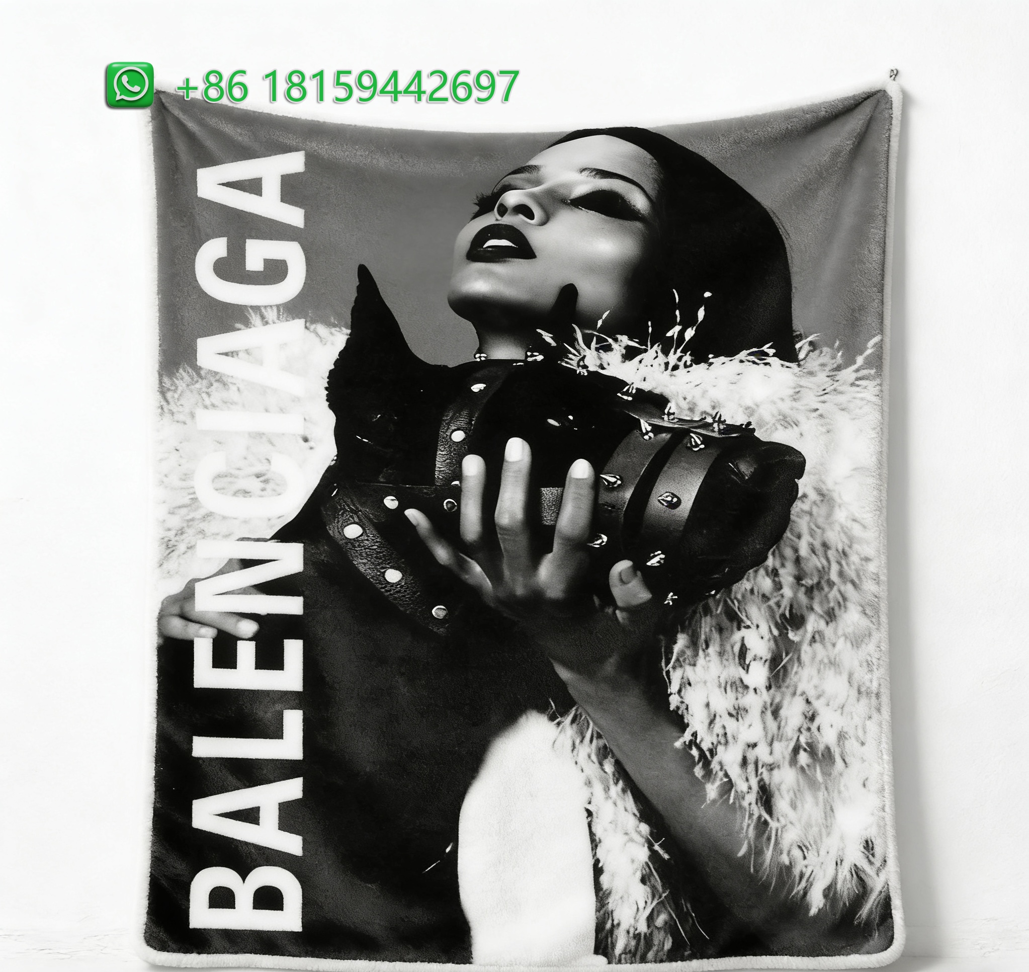 Balenciaga Throw Blankets